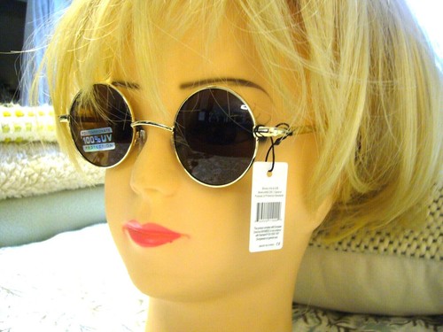 Men's Sunglasses Small 1 3/4" Classic Round John Lennon Women's Sunglasses 3104 - Picture 16 of 16