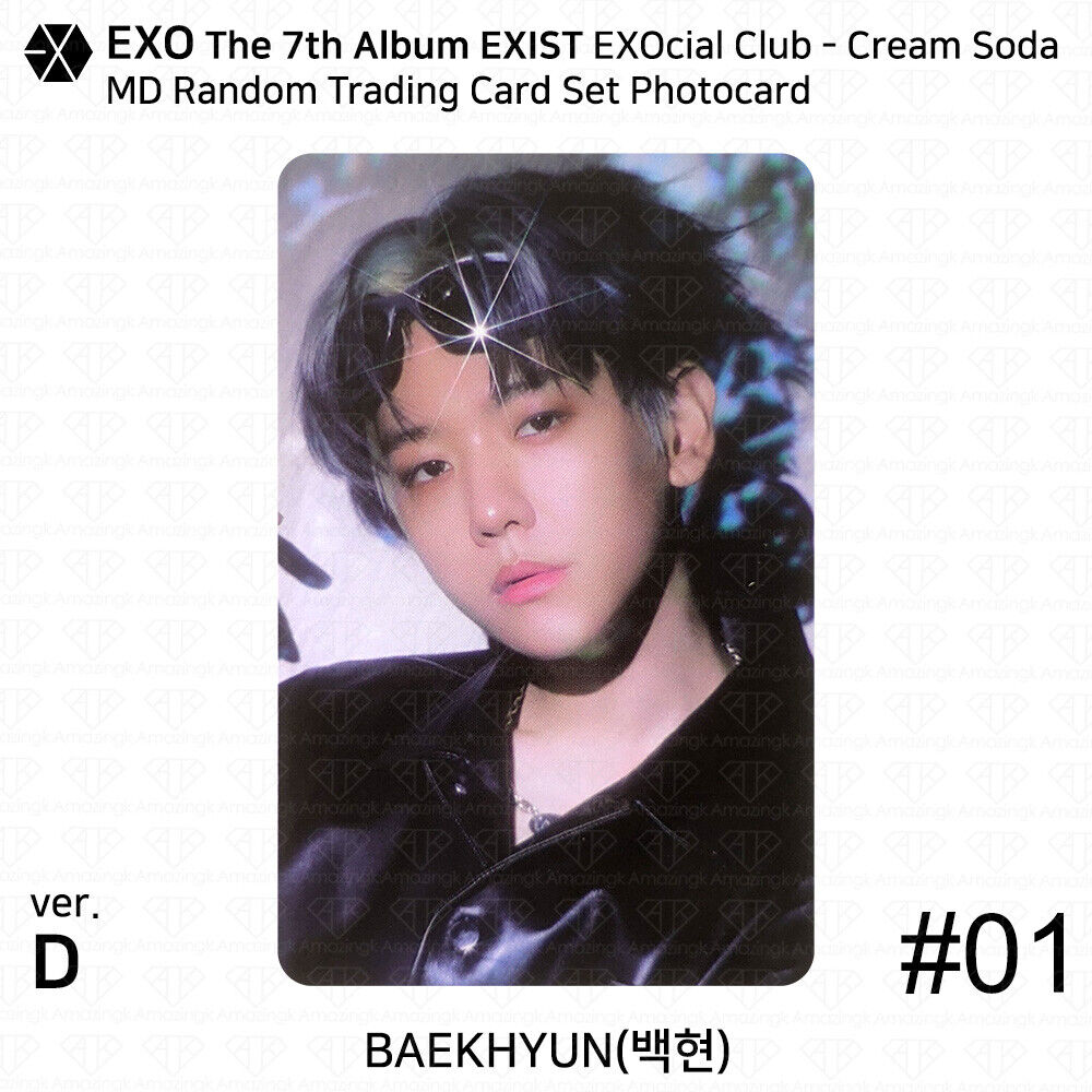 EXO 7th Album EXIST EXOcial Club Cream Soda MD Random EXO 7th Album EXIST EXOcial Club Cream Soda MD Random
