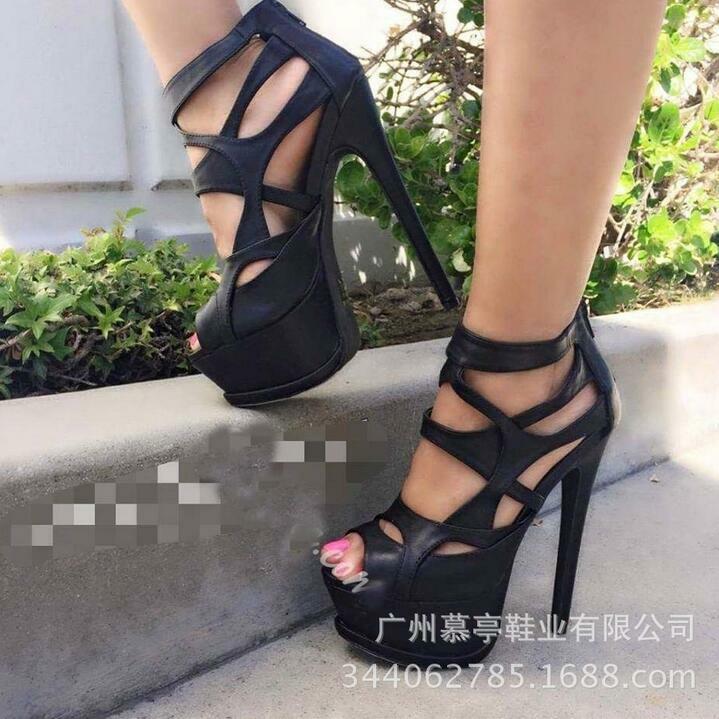 Stiletto Damenschuhe Peeptoe Knöchelriemen Platform Pumps Knöchelriemen Fashion Stiletto Damenschuhe Peeptoe Knöchelriemen Platform Pumps Knöchelriemen Fashion