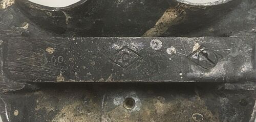 Antique ONE Sconce E F Caldwell Marked Sliver Plate Bronze Neoclassical Urn 2Arm - Picture 12 of 12