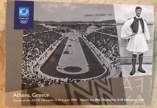 4 New/unused Athens 2004 Official Licensed Olympics Postcards. - Picture 8 of 9