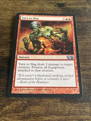 Turn to Slag 153/249 M13 2013 MTG Magic The Gathering C9873* | eBay