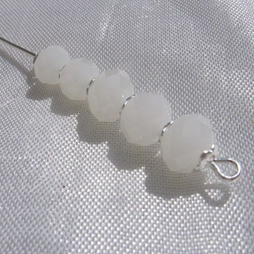 LOT DE 60 TIGES CLOUS À BOUCLE OEIL 60MM x 0,7MM ARGENTE 6CM SANS NICKEL *A204 - Picture 3 of 3