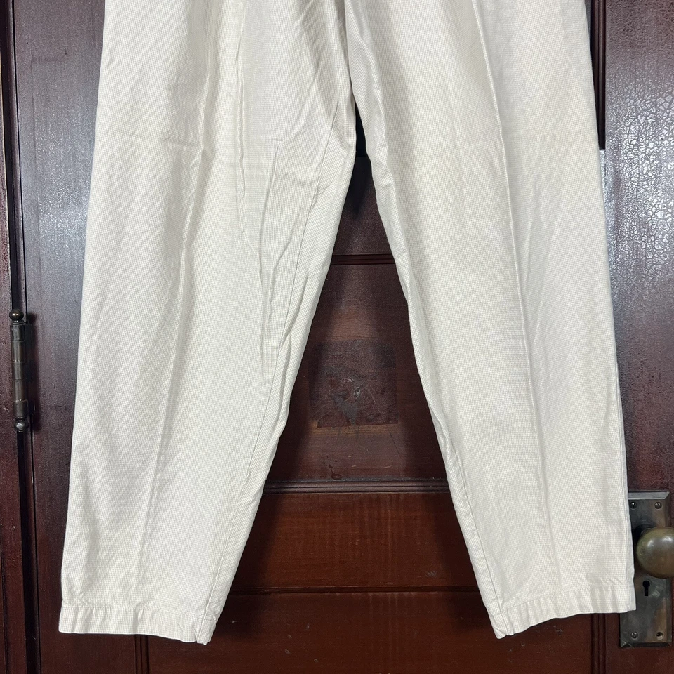 Calça cáqui feminina vintage moda insetos 14/16 plissada frente cintura alta anos 90 Y2K - Imagem 3 de 4