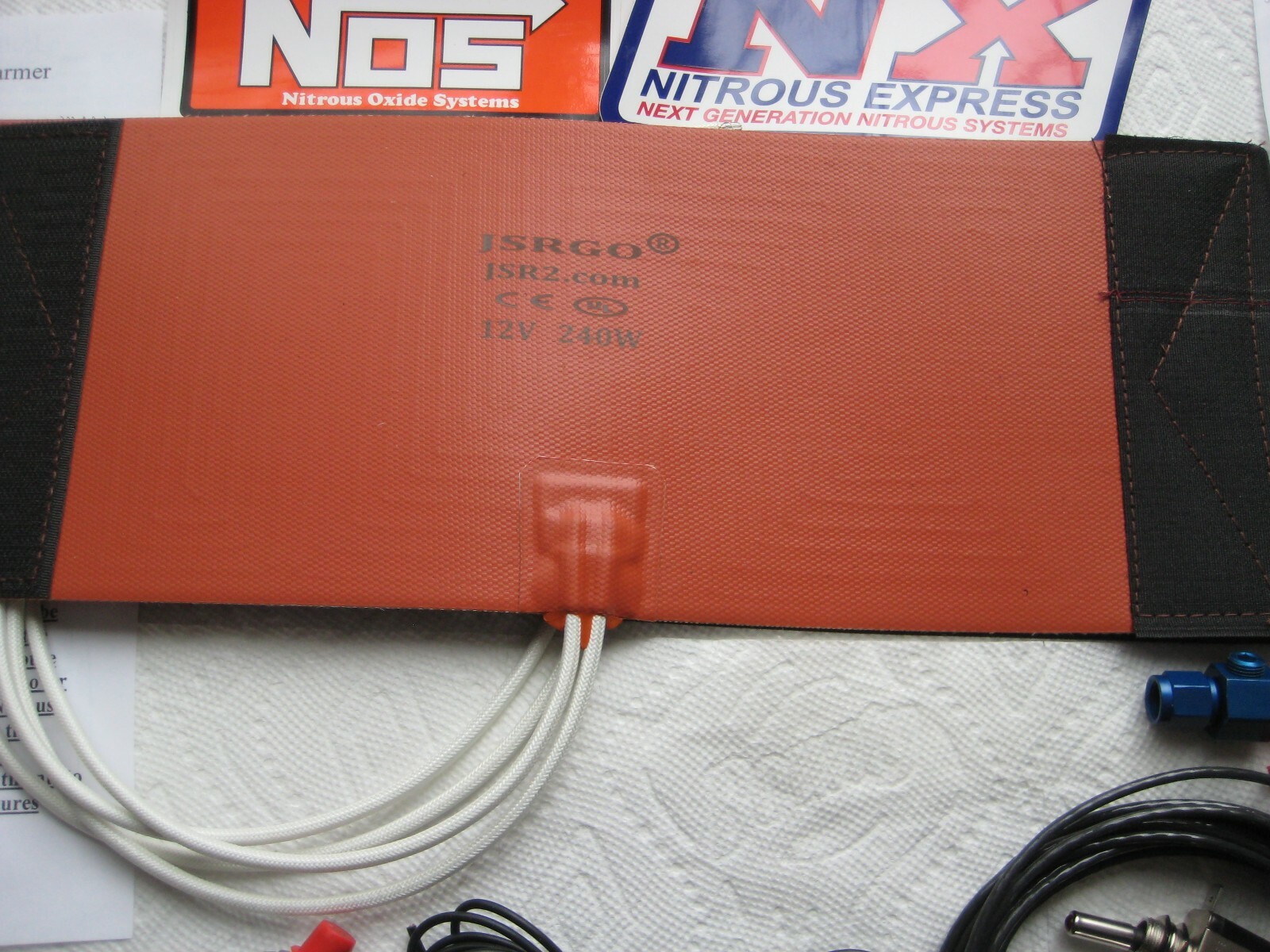 NEW HIOUTPUT 12V240W FULL ADJ AUTO PRESSURE 10/15LB NITROUS BOTTLE