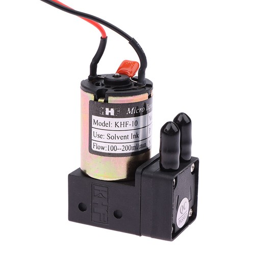 KHF Small Ink Pump 24VDC 3W 100-200ML/min Micro Diaphragm Liquid Pump - Photo 12/12
