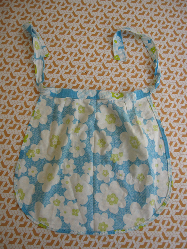 Tablier Vintage cuisine à fleur été 70'S Pop décoraton Vintage - Picture 3 of 3