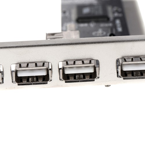 USB 2.0 4 Port 480Mbps High Speed VIA HUB PCI ControST8BDDB_Q - Afbeelding 3 van 12