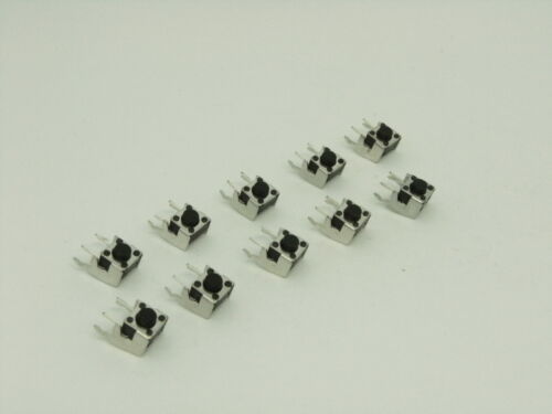 Paquete de 10x Lote de 6x6x5mm Interruptor Microbotón Táctil Pulsador Momentáneo 2+2 Pines 4P - Imagen 2 de 12