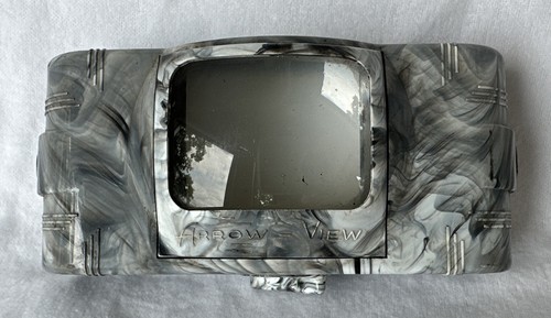 Vintage Arrow-View 35mm Slide Viewer Black White Marbled Finish Adjustable - Picture 1 of 24