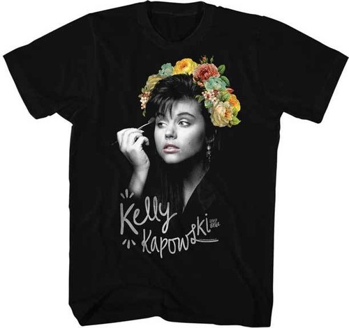 CAMISETA SAVED BY THE BELL KELLY KELLY KAPOWSKI FLOWER CROWN TIFFANY PROGRAMA DE TELEVISIÓN S-2XL - Imagen 2 de 3