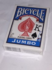 Jumbo Face Print Playing Cards 2009 NIP Standard Size Bicycle Air Cushion Finish
