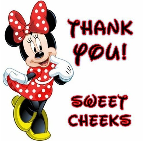 60 Minnie Mouse Thank You Sticker Label | eBay