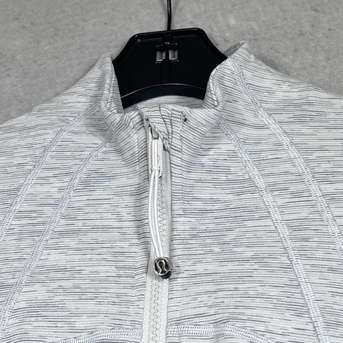 Lululemon Define Jacket Womens 6 Gray Pattern Active Athletic Zip Stretch Casual - Picture 2 of 13