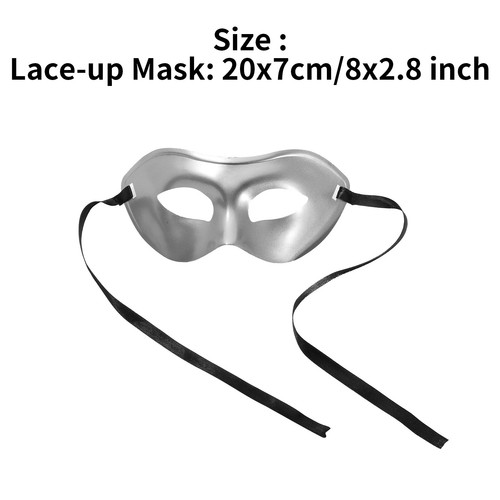 2Stück Halbmasken Halloween Schnürmaske Abnehmbar Handheld Shiny Maske Tragbar - Bild 27 von 72