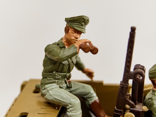 BRITAINS LTD 9785 Military AFRIKA KORPS Scout Car NAZI 1974 Missing Soft Top #V8 - Picture 12 of 24