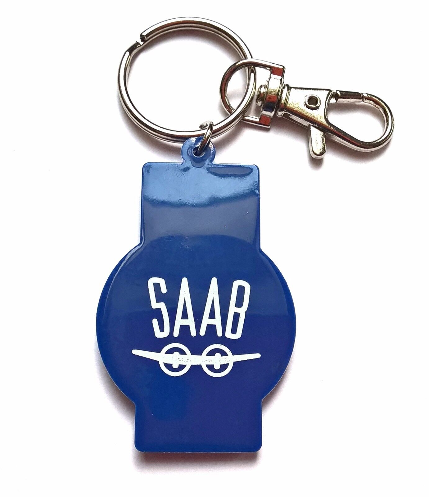 SAAB key chain unique rubber keyring with lion and plane logo best gift SAAB key chain unique rubber keyring with lion and plane logo best gift