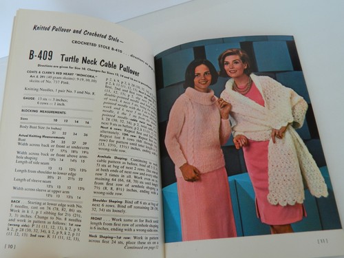 Lote De Colección De 5 Abrigos Y Revistas Clarks Sticthery Tejido Crochet 1964 1965 - Imagen 11 de 19