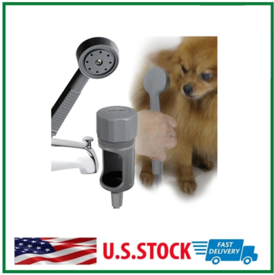 #ad Dog Shower Spray Hose Pet Bathtub Attachment Hairwash Clean Tub Faucet Diverter $37.99