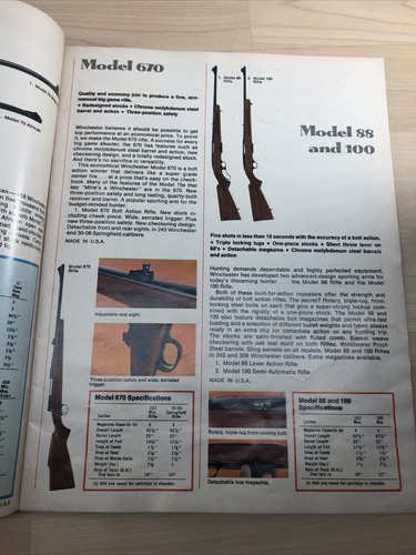 1973 Winchester Western Retailer's Catalog of Sporting Arms & Ammo - Picture 3 of 5