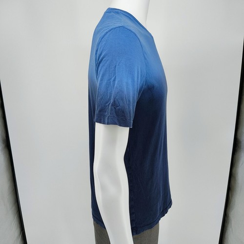 Camiseta Prada Verfied Auténtica Para Hombre Cuello Redondo Azul Degradado Manga Corta (Pequeña) - Imagen 8 de 11