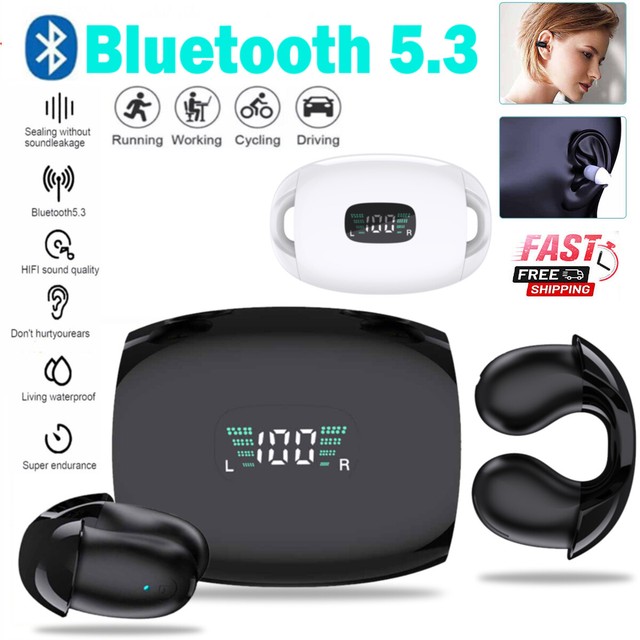 Sport Headset Wireless Bluetooth 5.3 Earbuds Ear Clip Bone Conduction Headphones RY11669 Sport Headset Wireless Bluetooth 5.3 Earbuds Ear Clip Bone Conduction Headphones RY11669
