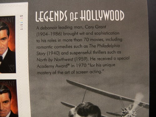2002 Scott # 3692 CARY GRANT Legend of Hollywood USPS Stamp Sheet 20x 37c MNH - Picture 3 of 7