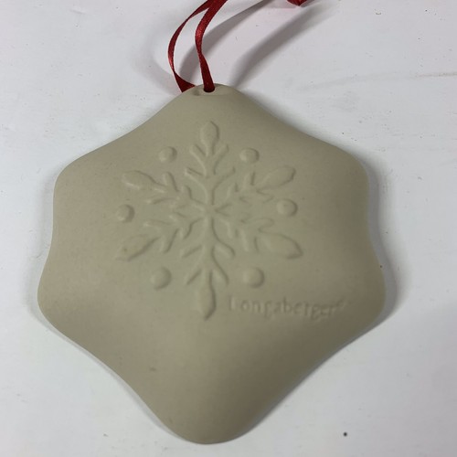 Longaberger Schneeflocke Weihnachtsschmuck Keksform - Bild 3 von 5