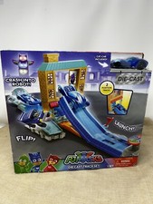 PJ Masks Die Cast Track Play Set with Cat Car Included 2 Position Track