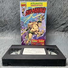 Sub-Mariner - Atlantis Under Attack VHS Tape X-men Thor Marvel Video Animated