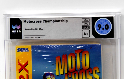 WATA Graded 9.0 Sega Genesis 32X CHAMPIONSHIP / MOTOCROSS - Factory Sealed - Picture 3 of 7