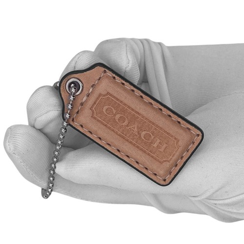 2010s Replacement Coach Purse Tag Big Light Brown