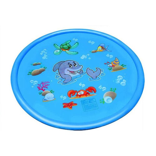 100cm Dog Splash Mat - Inflatable Outdoor Pet Sprinkler Play Pool Pad Water Toy - Picture 13 of 13