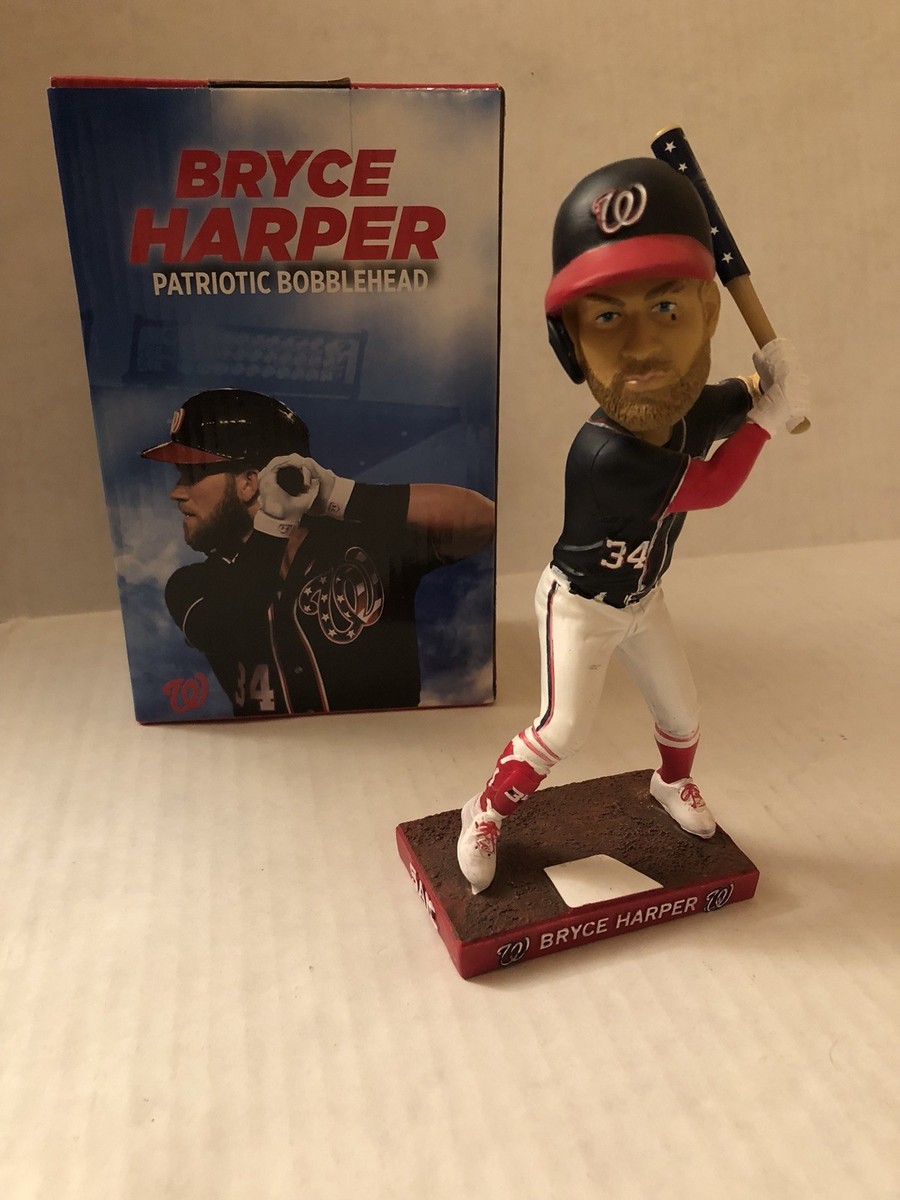 Bryce Harper “Patriotic” Bobblehead Washington Nationals SGA 7/6