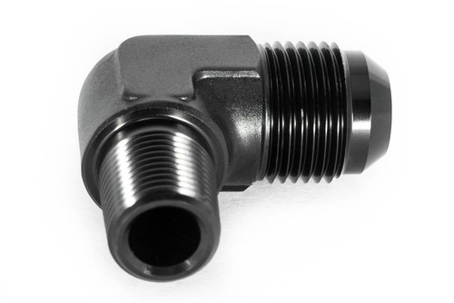 Gewindeadapter 3/8" NPT zu Dash 10 90° / -10 AN / JIC 10 Schwarz 7/8 - 14UNF - Picture 3 of 3