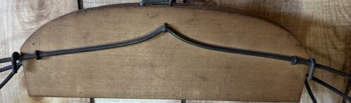 Antique Belmar Wooden/Metal/Coat hanger, Belmar Co 1897 HTF Good Logo/Wires - Picture 7 of 14