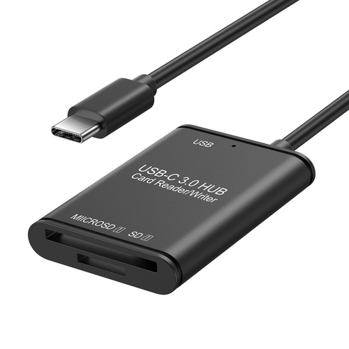 Portable USB 3.0 Type C To SD/TF Card Reader Adapter USB C 3 in 1 Hub Converter - Picture 7 of 12