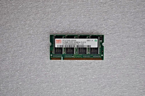 IBM Memory 512MB DDR 333MHZ PC2700S-25330 DIMM Memory Module Grade A 42J2739 - Picture 1 of 3
