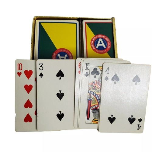 Vintage American Iron & Machine Works Playing Cards - 2 Decks - Complete Sets - Picture 2 of 10