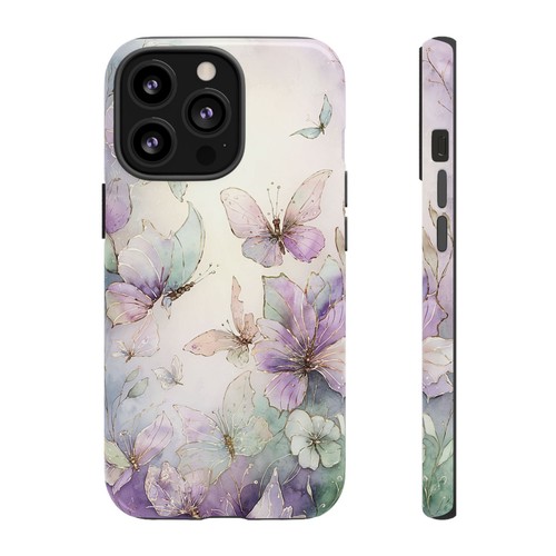Spring Butterfly Phone Case, Elegant Nature-Inspired Design Cover | X53 - 第 102/272 張圖片