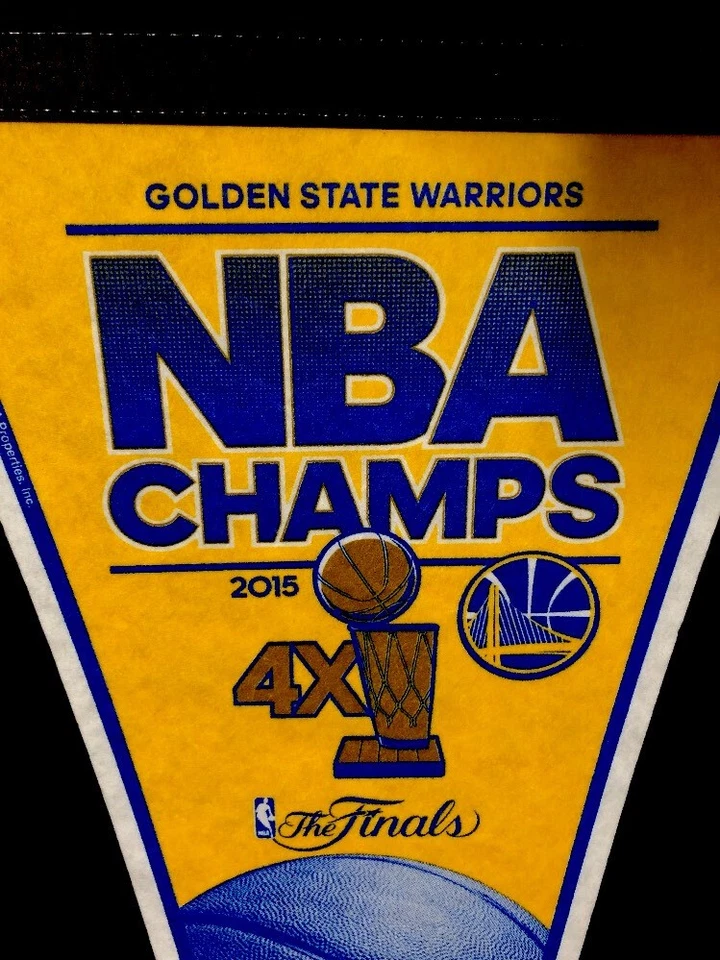 2015 12x30 Golden State Warriors чемпионат НБА чемпионы Дюрант Карри вымпел - Изображение 3 из 3