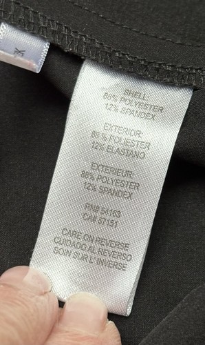 Pantalones informales Calvin Klein para mujer calce relajado bolsillos con cremallera talla XL - Imagen 4 de 9
