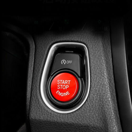 Red Engine Start Stop Button Replace Trim for BMW F Chassis F10 F20 F30 ABS SP - Picture 1 of 12
