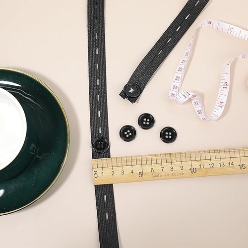 Banda de costura plana con ojales, banda elástica de 3/4 de pulgada cordón.neuvo - Picture 4 of 7