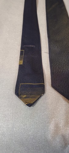Richman Brothers Vintage Skinny Necktie 50's or 60s embroidered - Picture 3 of 9