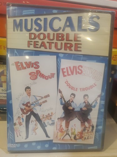 Elvis Musicals Double Feature Spinout & Double Trouble DVD NEW SEALED Widescreen - Picture 1 of 4
