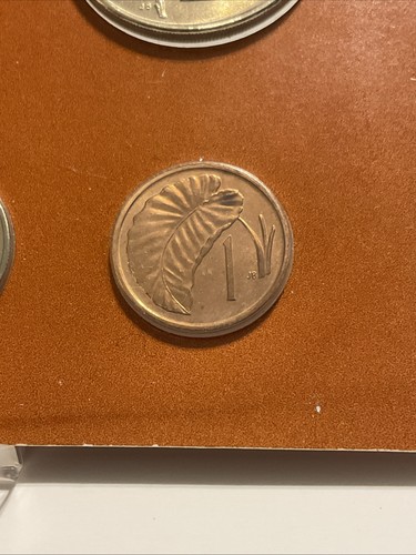 1973 Cook Islands 7 Coin Rare Uncirculated Set w/ Tangaroa "Dong" Dollar - Picture 8 of 16