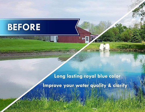 Blue Lake and Pond Dye - 4X Concentrated Liquid Pond Colorant – Shades and Pr... - Picture 6 of 9