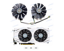 For ASUS GTX1060 1070 RX480 P106 Snow Leopard Graphics Card Fan PLD09210S12HH