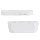 1 eingestellter Wandmontierschirdeschirme Ablasshalter Nagelfreies